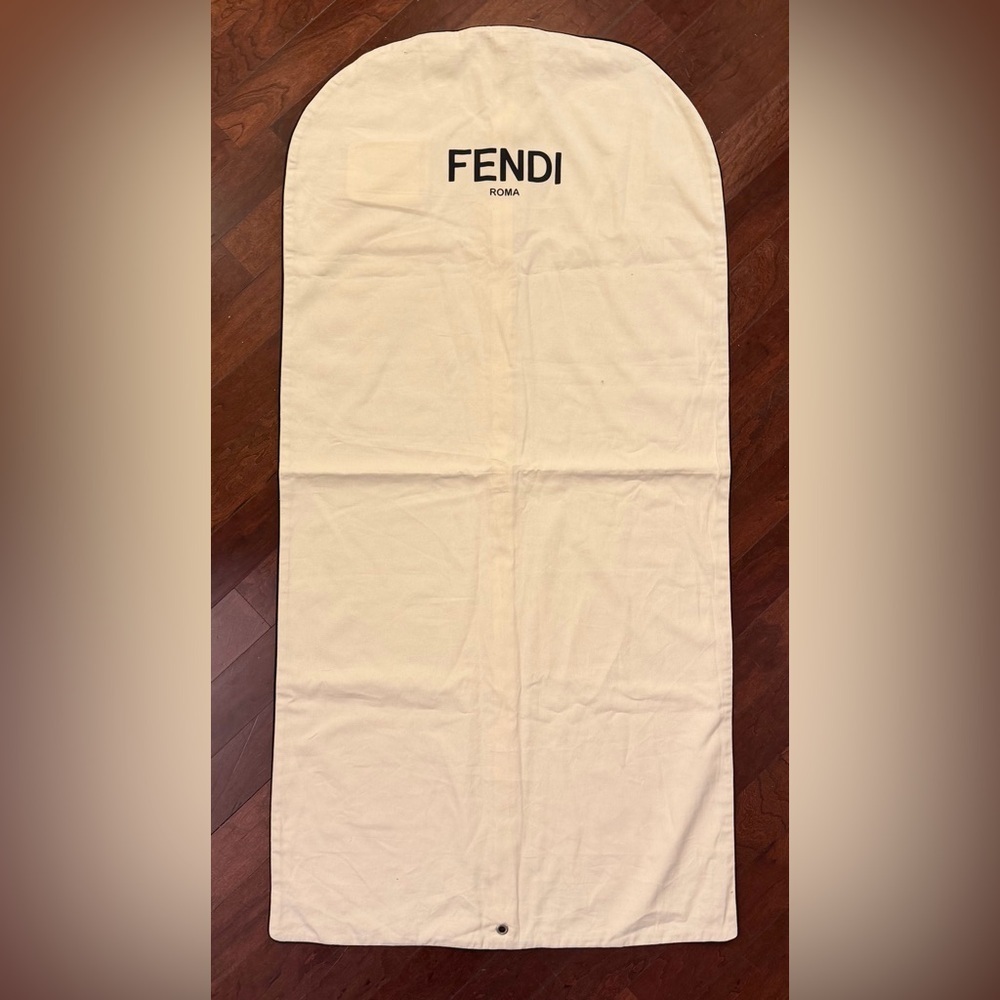 Fendi Roma garment bag cotton